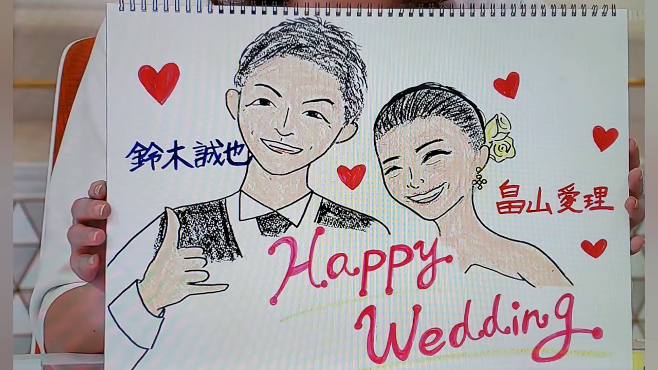 【宇内梨沙ｲﾗｽﾄ】鈴木誠也と畠山愛理が結婚！