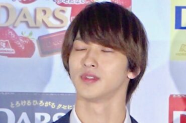 横浜流星、恍惚の表情の理由とは？／森永製菓12月12日「ダースの日」PRイベント