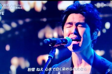 【この人歌上手いな♪】🎀Toshi&藤巻亮太！粉雪♪フルバージョン👌ご視聴ありがとうございます✨