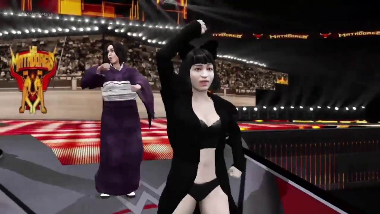 乃木坂46 VS 広瀬すず & 松嶋菜々子 WWE2k17 白石麻衣 生田絵梨花 CAW