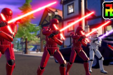 スターウォーズ軍団でライトセーバー縛りしたら強すぎたｗ【FORTNITE】