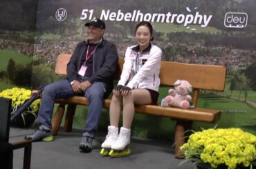 本田 真凜 / Marin Honda (with intro and warmup jump) Nebelhorn Trophy 2019  Ladies SP - Sept. 26, 2019