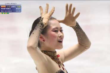 【フジテレビ公式】全日本フィギュアスケート選手権2019＜女子ショート第2位･宮原知子／演技+インタビュー＞