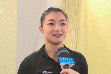 【フジテレビ公式】全日本フィギュアスケート選手権2019＜女子ショート第4G／坂本花織 インタビュー＞