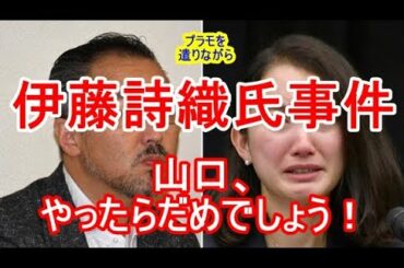 伊藤詩織さん事件   やったらダメでしょう！山口さん
