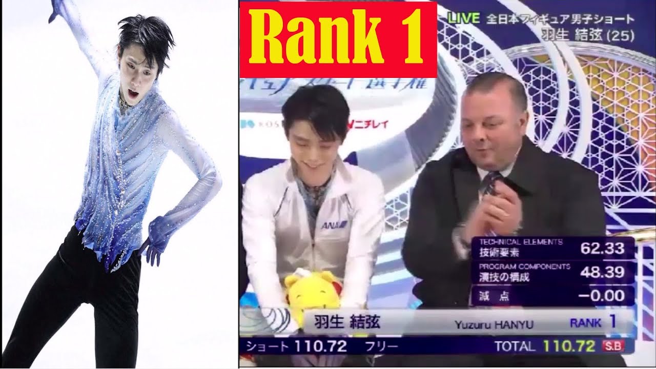 全日本選手権2019　yuzuru hanyu 羽生結弦SP「otonal」110.72!!!!!!!!!!!!!!!!!!!!
