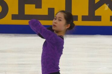 Satoko Miyahara Rostelecom Cup 2019 SP Practice 宮原知子　公式練習　ロステレコム
