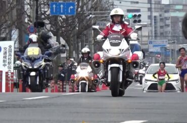 2019.12.22 全国高校駅伝 女子1区 和歌山北・仙台育英・常盤通過