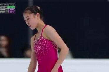 Tomoe KAWABATA 川畑和愛 Yuna SHIRAIWA FS 白岩優奈 世界ジュニアフィギュアスケート選手権2019 ISU World Junior Championships
