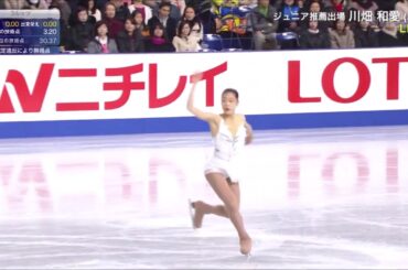 フィギュアスケート】2017全日本選手権 川畑和愛　SP　白鳥の湖【川端 和愛】
