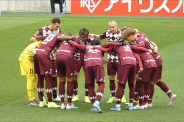 天皇杯準決勝 後半開始前ヴィッセル神戸の円陣