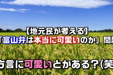 【木村文乃CMで検証】「富山弁は本当に可愛いのか」問題【地元民が考える】｜富山あれコレ#12