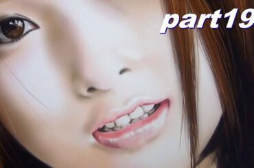 上戸　彩　描いてみた！終始早送り３０倍速　Aya ueto/drawing