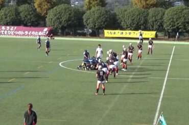 熊工 vs 東海 前半 第99回 全国高等学校ラグビーフットボール大会熊本県予選大会 準々決勝