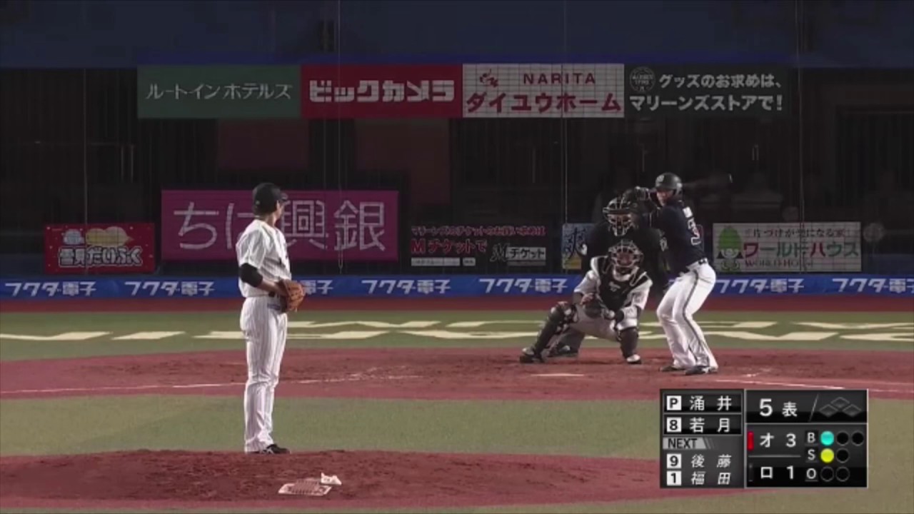 【結婚おめでとう！】ロッテにだけは異様な力を発揮する若月健矢