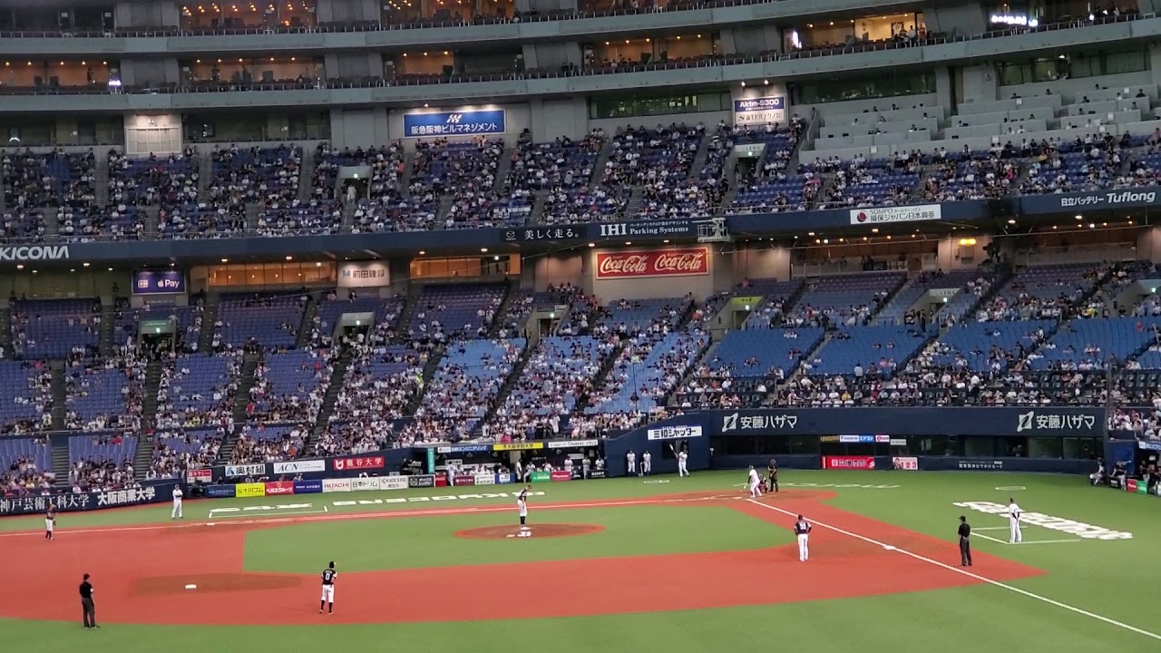 20190928　若月健矢 応援歌 5回ｳﾗ ｵﾘｯｸｽ･ﾊﾞﾌｧﾛｰｽﾞ@京ｾﾗﾄﾞｰﾑ大阪･外野自由席ﾚﾌﾄ下段
