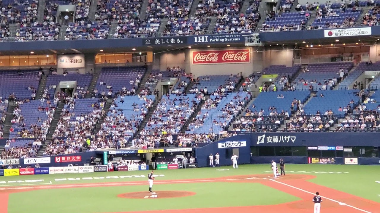 20190928　若月健矢 応援歌　3回ｳﾗ　ｵﾘｯｸｽ･ﾊﾞﾌｧﾛｰｽﾞ@京ｾﾗﾄﾞｰﾑ大阪･外野自由席ﾚﾌﾄ下段