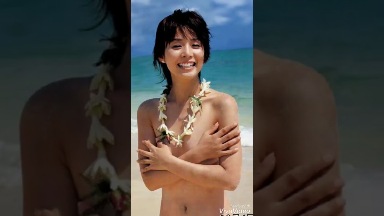 ❇ 閲覧注意 ✴ 石田ゆり子 手ブラ ノ―ブラ 胸チラリ 💗💗💗