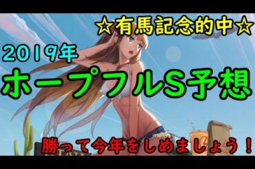 【2019年ホープフルS】有馬記念的中の勢いに乗ってホープフルも当てるぞ！！【競馬予想】