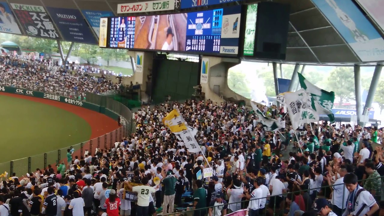 【安室引退惜別】20180916　埼玉西武ﾗｲｵﾝｽﾞ　7回表　野田昇吾　登板時の登場曲　@ﾒｯﾄﾗｲﾌﾄﾞｰﾑ(西武ﾄﾞｰﾑ)･外野自由席ﾗｲﾄ側【ﾊﾟ･ﾘｰｸﾞ首位攻防】