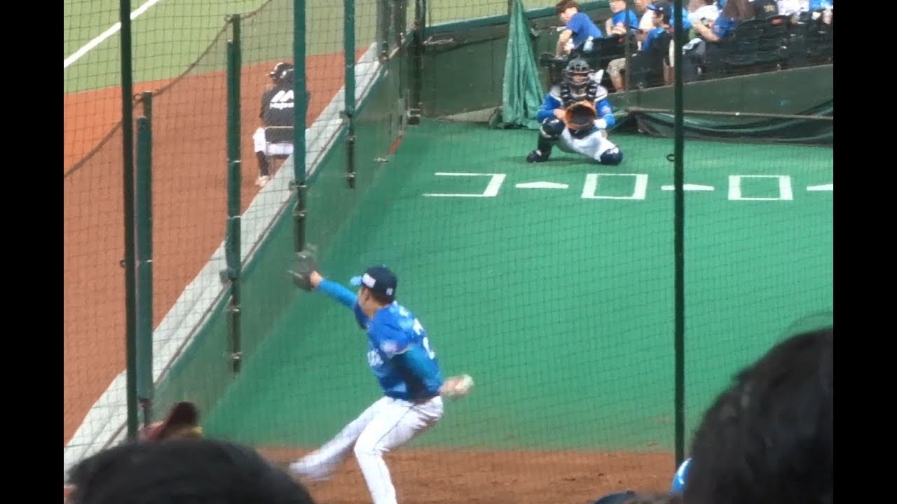 野田昇吾 ブルペン投球練習 2018.8.2 野田昇吾 ブルペン投球練習 2018.8.2