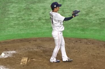 2017.11.16 侍ジャパン 野田昇吾 投球練習