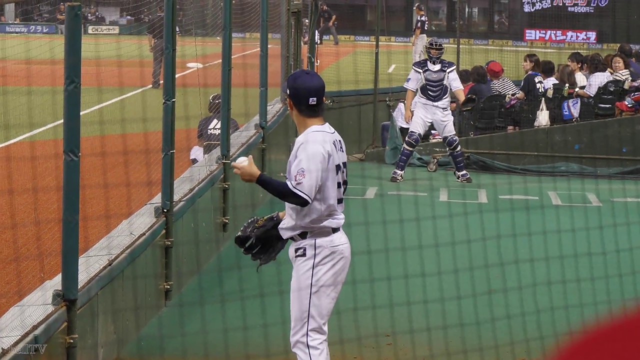 埼玉西武ライオンズ 野田昇吾 ブルペンでの投球練習 埼玉西武ライオンズ 野田昇吾 ブルペンでの投球練習