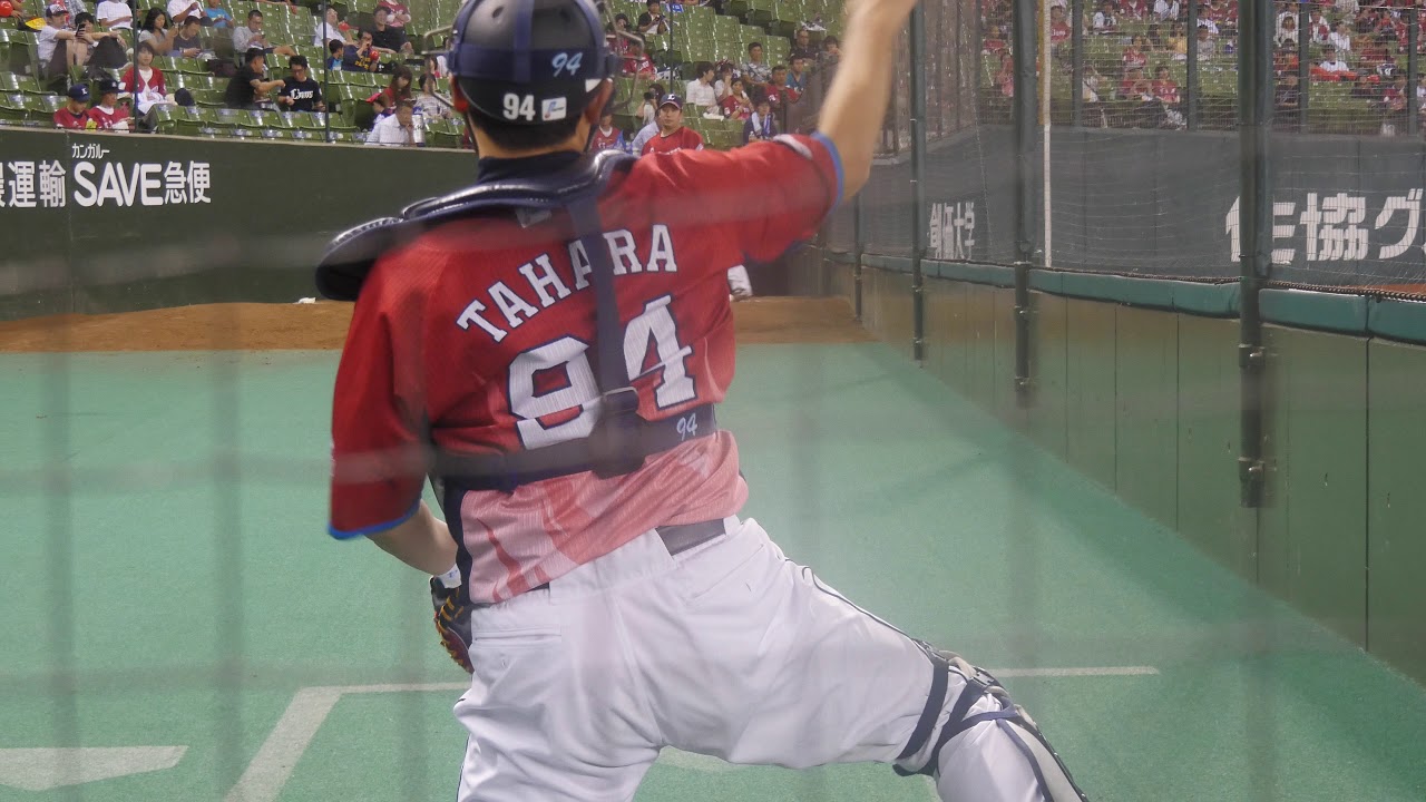 埼玉西武ライオンズ 野田昇吾 ブルペン投球練習を捕手の後ろから見る 埼玉西武ライオンズ 野田昇吾 ブルペン投球練習を捕手の後ろから見る