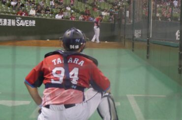 埼玉西武ライオンズ 野田昇吾投手のブルペン投球練習を捕手の後ろから見てみる