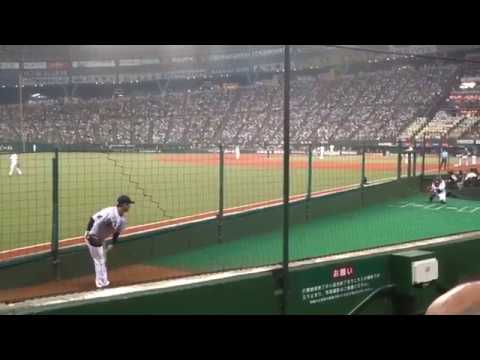 野田昇吾投手 ブルペン投球練習 野田昇吾投手 ブルペン投球練習