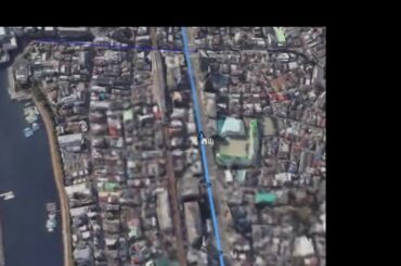 【GoogleEarth】箱根駅伝 1区 コースマップ ver.0.0