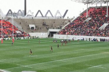 第99回高校ラグビー 準決勝 桐蔭学園 vs. 東福岡 キックオフ