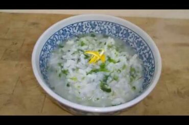 庭の草で七草粥もどき