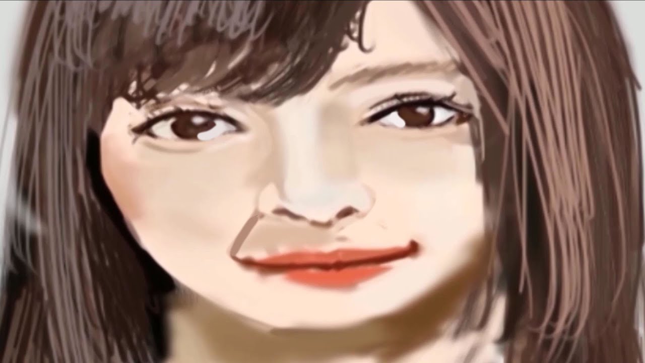 白石麻衣を超リアルに描いてみた！#ウルケンの世紀末お絵描き