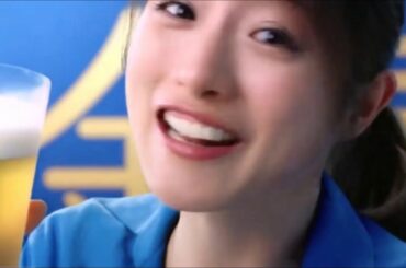 石原さとみキター‼(◎_◎;)　　金麦CMメイキング