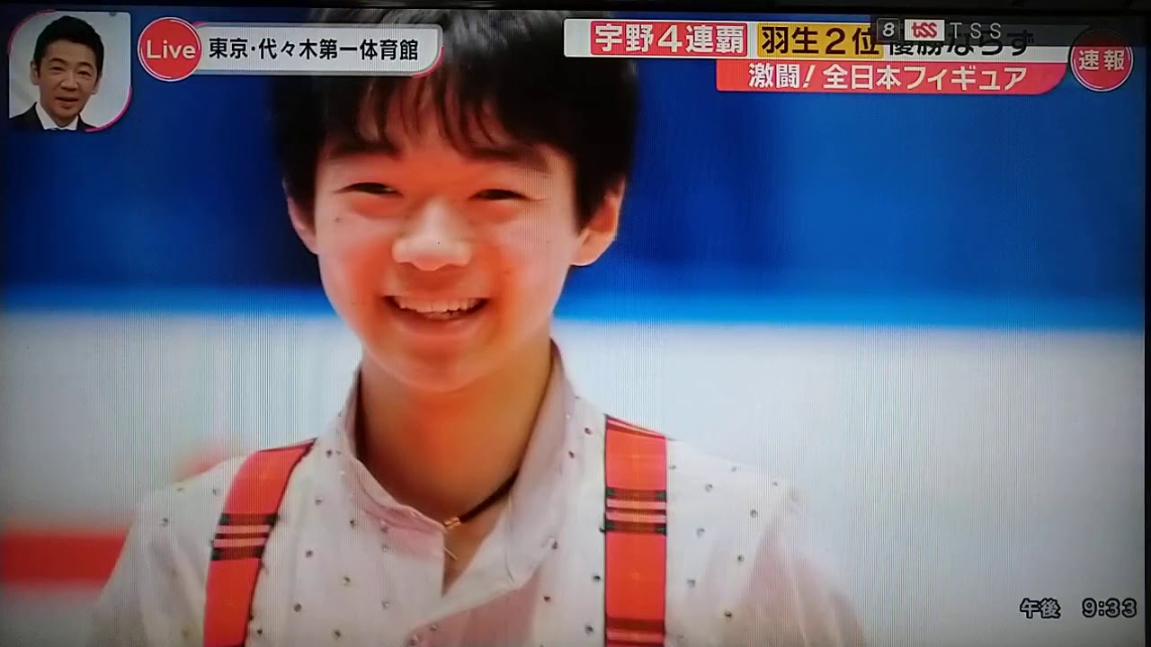 2019全日本選手権表彰式（Mr.サンデー番組内） 羽生結弦 Yuzuru Hanyu