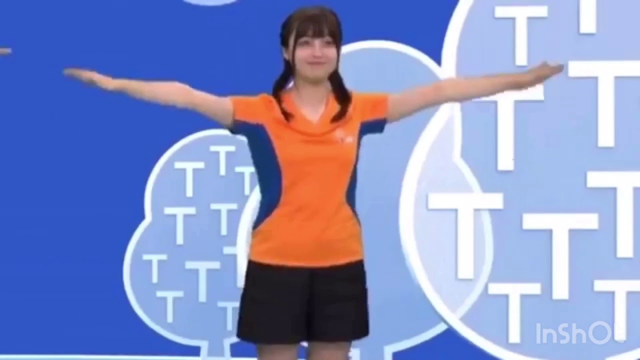 2倍速で揺れる橋本環奈 橋本かんな TT体操
