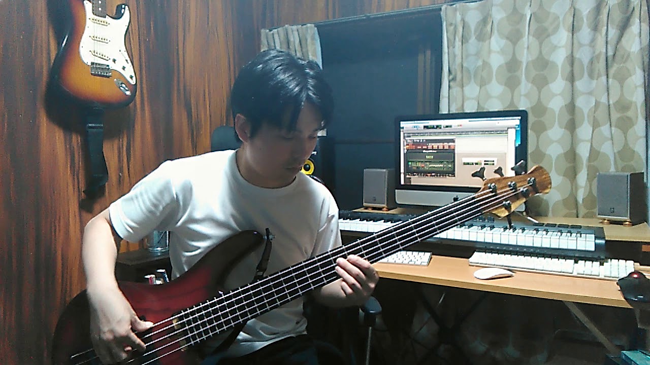 藤田恵名「超DIE」のベースを弾いてみた。