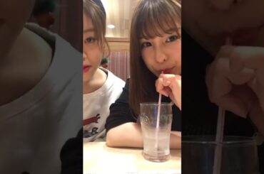 小嶋菜月 中西智代梨    instagram  live 20180323