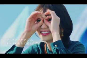 1day EyeWell (ｱｲｳｪﾙ) WEBCM【自転車でお散歩編メイキング/岡崎紗絵】