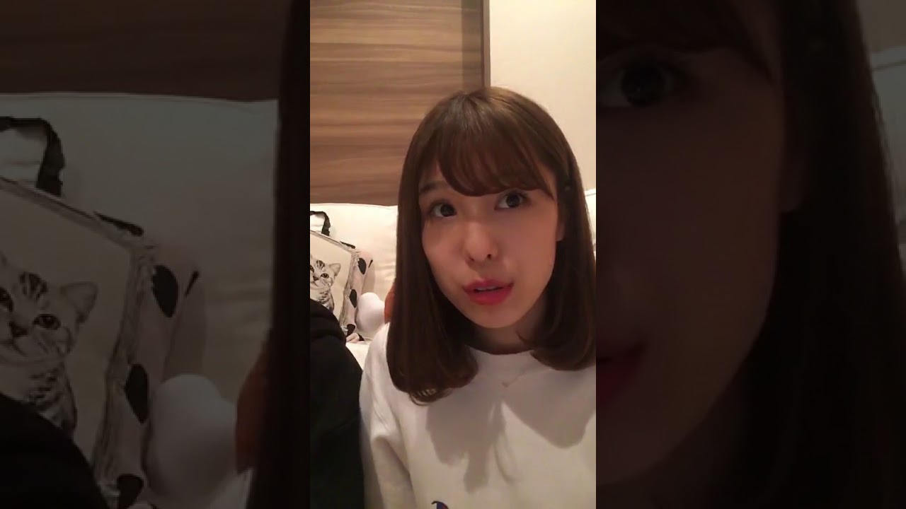 小嶋菜月  中西智代梨 instagram live 20180228