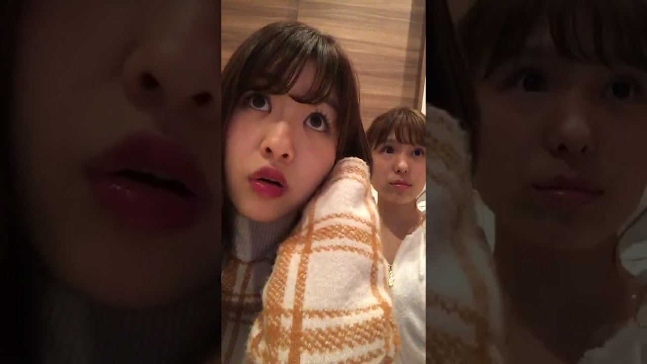 中西智代梨  小嶋菜月 instagram live 20180131