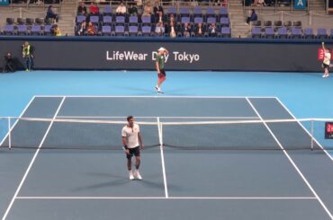 錦織圭がボールボーイ！？ フェデラー vs イズナー 4K高画質