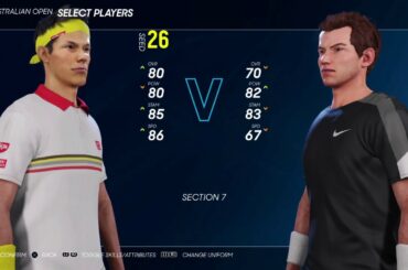 錦織圭で全豪オープン２０２０を制す！part1　vsラクソネン[AO TENNIS2]