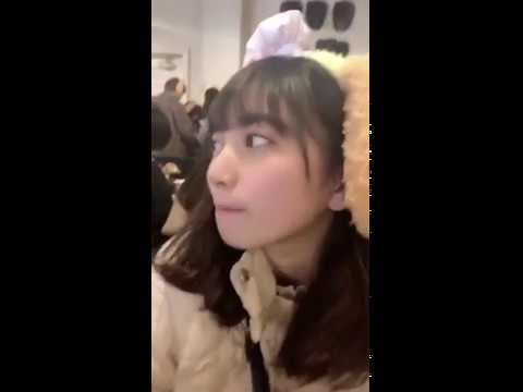 AKB48 team8下尾みう200124 #かわいい  #金魚の真似やってみた #ディズニー #奥原妃奈子