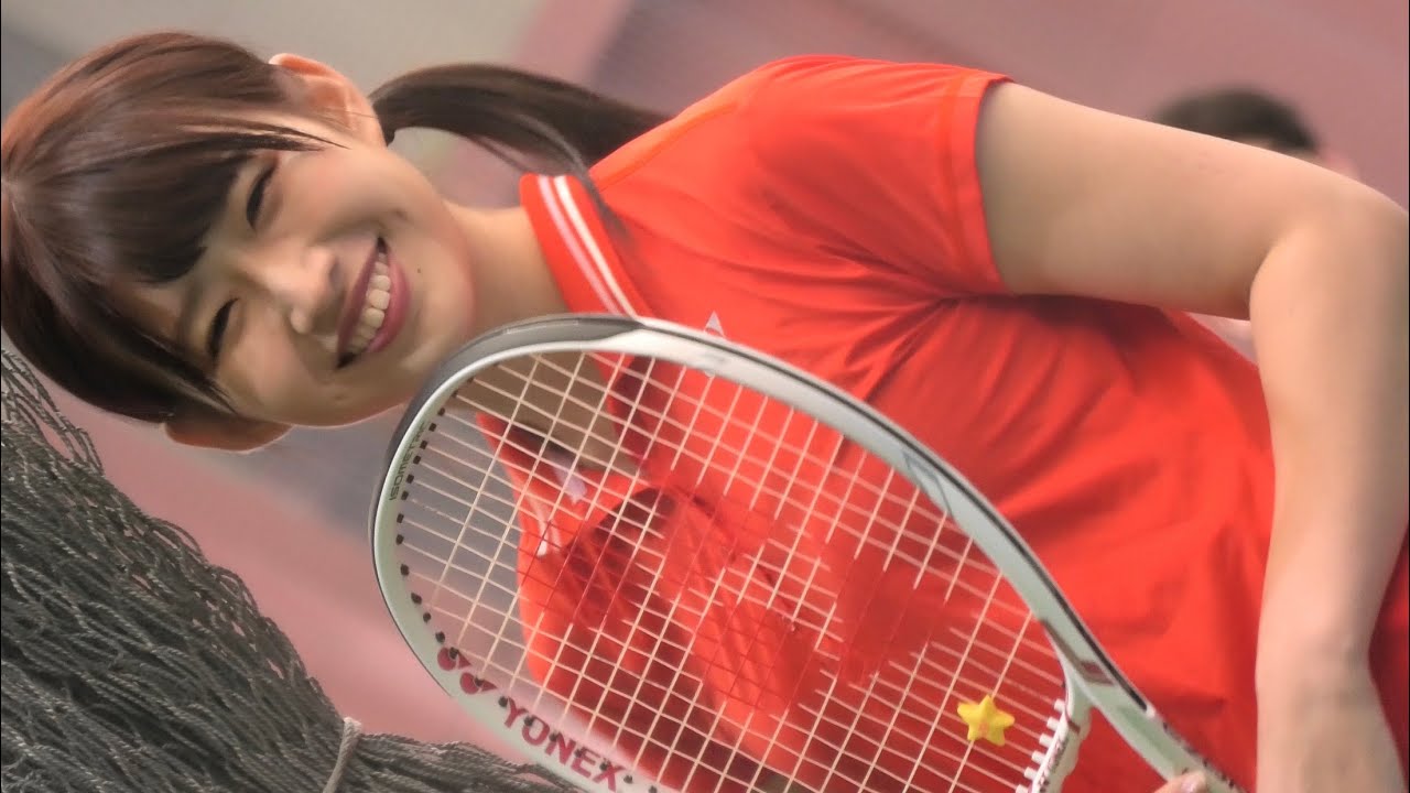 AKB48 Team8 宮城県代表 佐藤 朱 AKB48グループ１のテニス少女 ノアインドアステージ京都西校 新春テニスイベント【番外編】