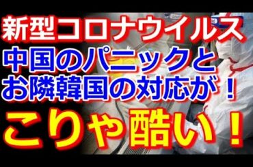 新型コロナウイルス感染拡大で広がる不安！中国のパニックと韓国の対応！こりゃ酷い！​