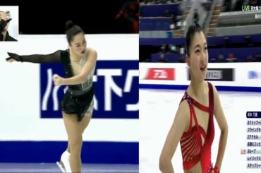 Wakaba Higuchi (樋口新葉 ) & Kaori Sakamoto (坂本花織 ) vs 四大陸フィギュアスケート選手権in韓国 2020