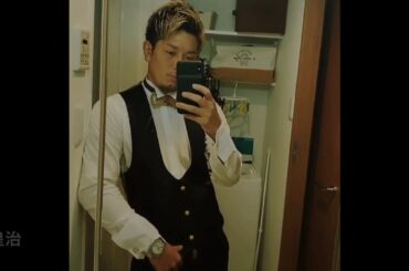 ポーズを決める皇治と朝倉未来、あなたはどっち派？