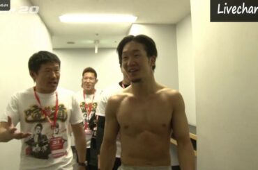 RIZIN20 朝倉未来　試合直後のインタビュー　息づかいの聴こえてくるリアルな映像